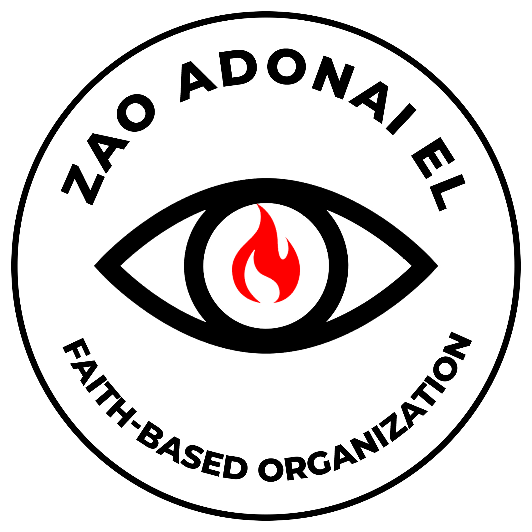 zao adonai el – unincorporated association logo white